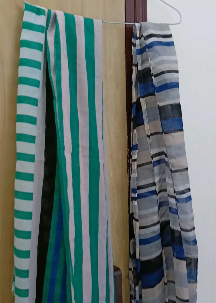 Striped Scarves dupata hijab