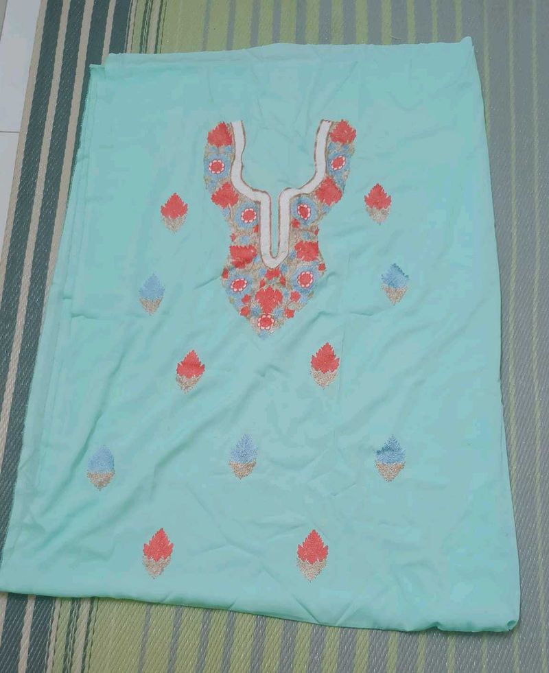 👗 Embroidered Kashmiri Dress Material – Brand New