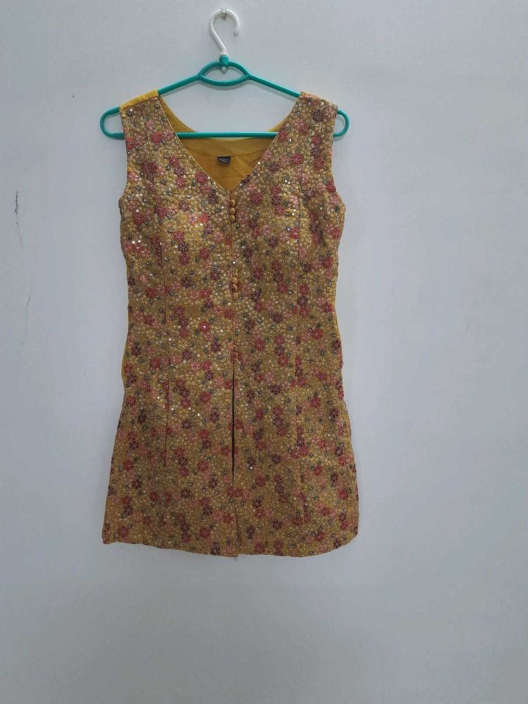 Beautiful Mustard Sharara Set