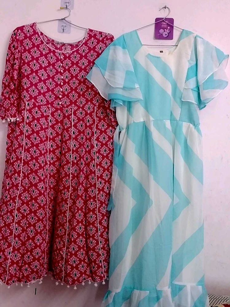 Combo Frock,And Kurthi