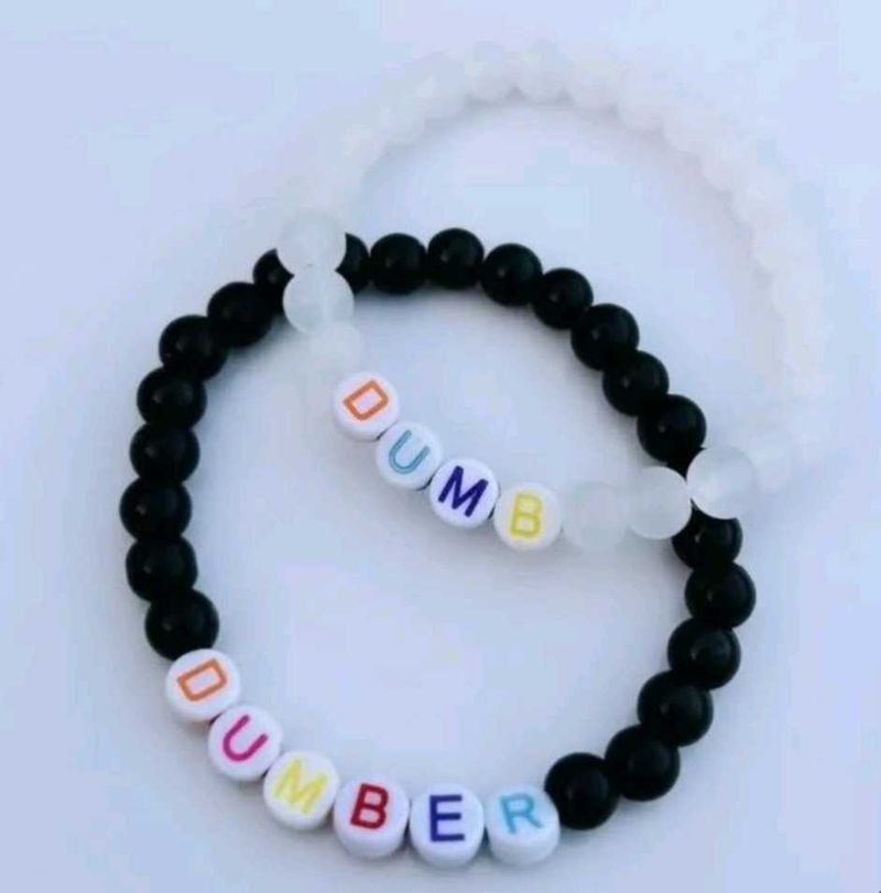 Dumber &amp; Dumb Bead Bracelets
