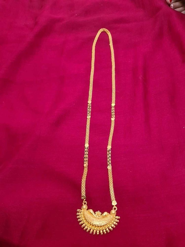 Long Gold Plated Mangalsutra Plain At Rs 299