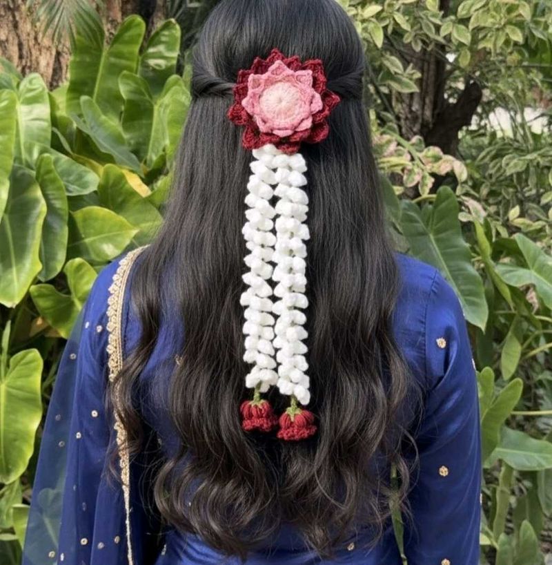 Crochet Hair Accessory 🤌❤️