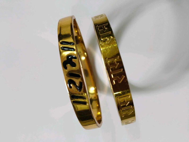 Gold Bangle Set