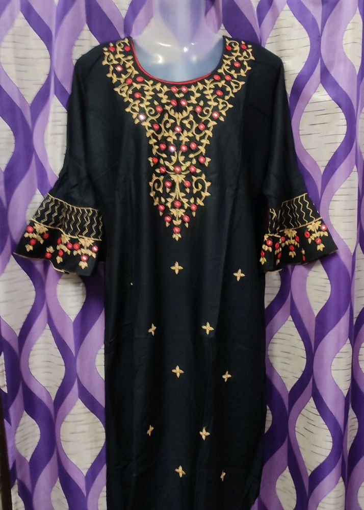 Embroidery Work Kurti Single Pc