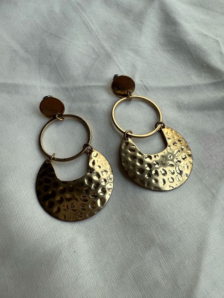 Beautiful Golden Western Earrings
