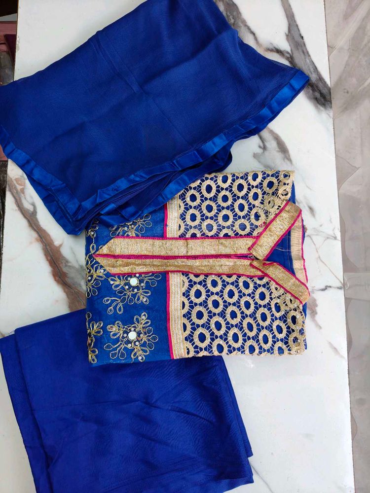 Brand New Unstitched Party Wear Suit