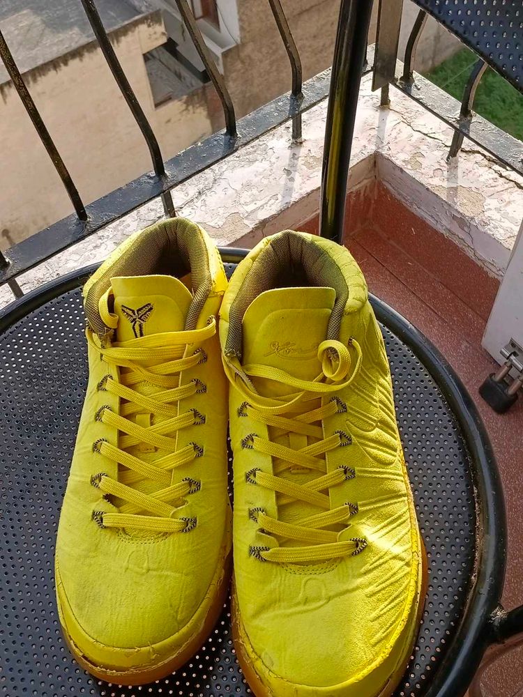 Yellow Kobe AD Sonic  Shoes
