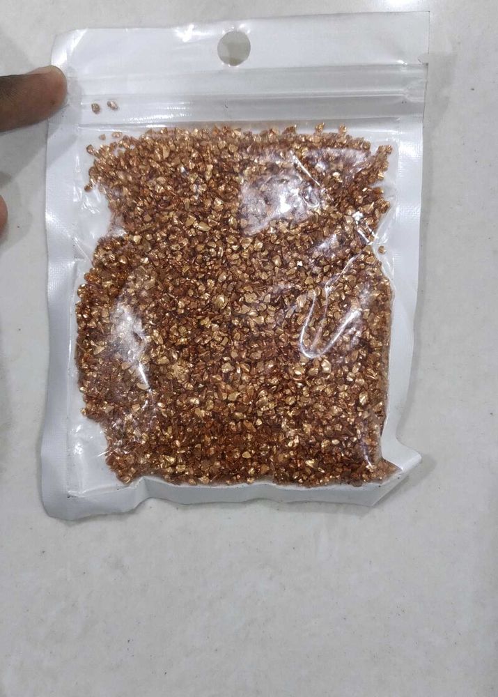Crushed Glitter Rock Brown Sprinkle