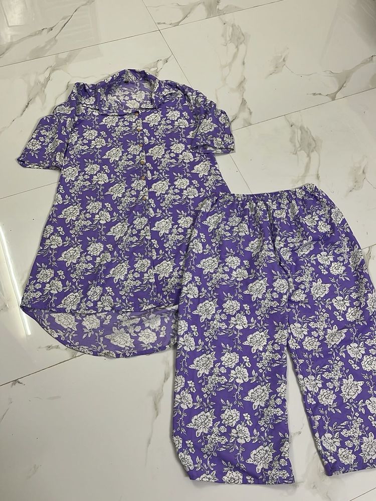 Floral Print cord Set