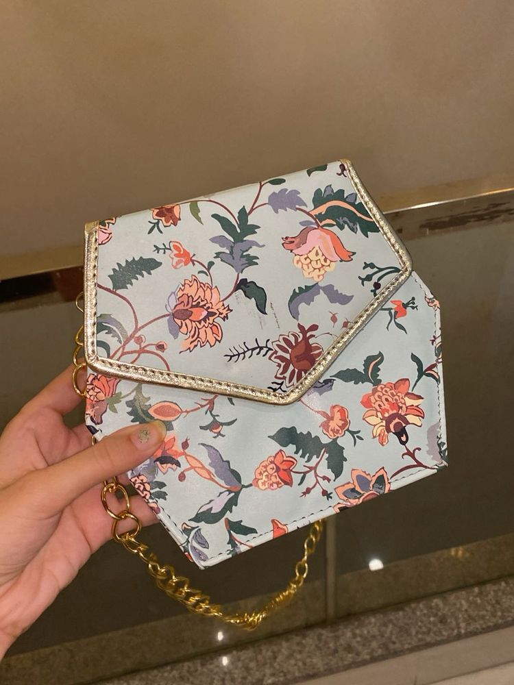 Floral Print Crossbody Bag