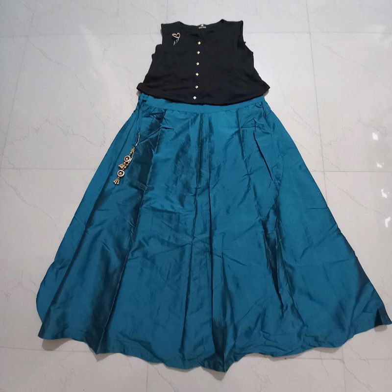 ✅️NEW PRODUCT Women /girl Long Skirt Top Set