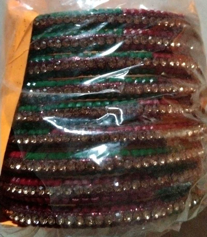 Sparkling Beaded Bangles