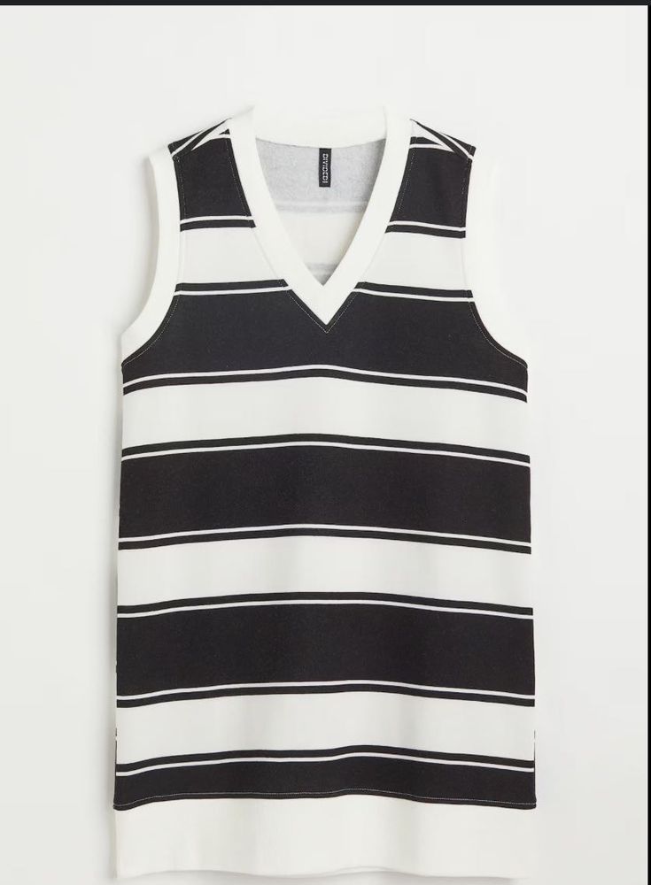 H&amp;m Stripped V Neck Dress