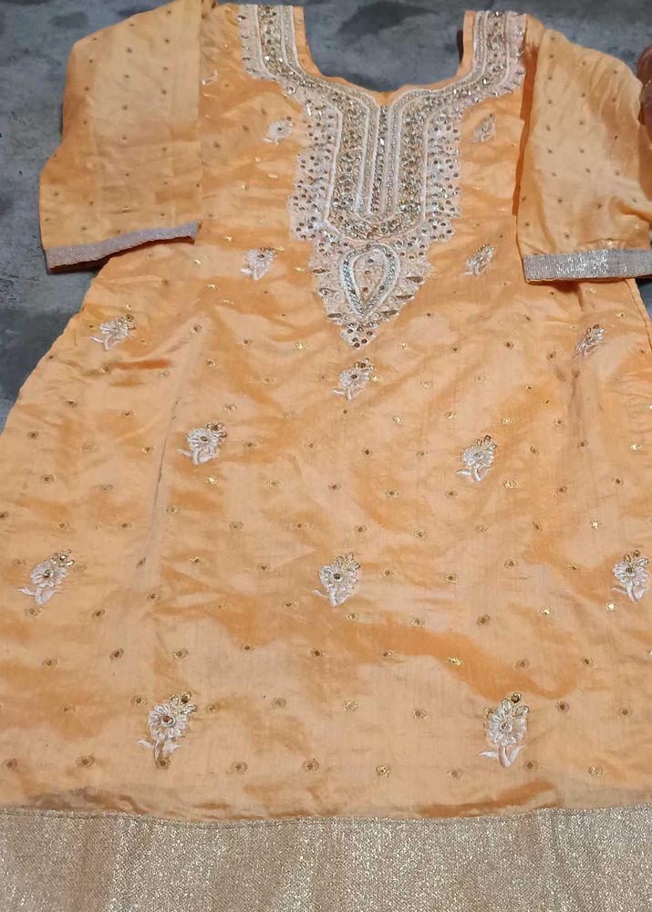 Beautiful Heavy Work Embroid Punjabi Suit Patiyala