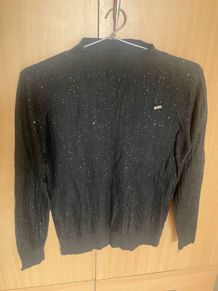 Black Sequins Sweater