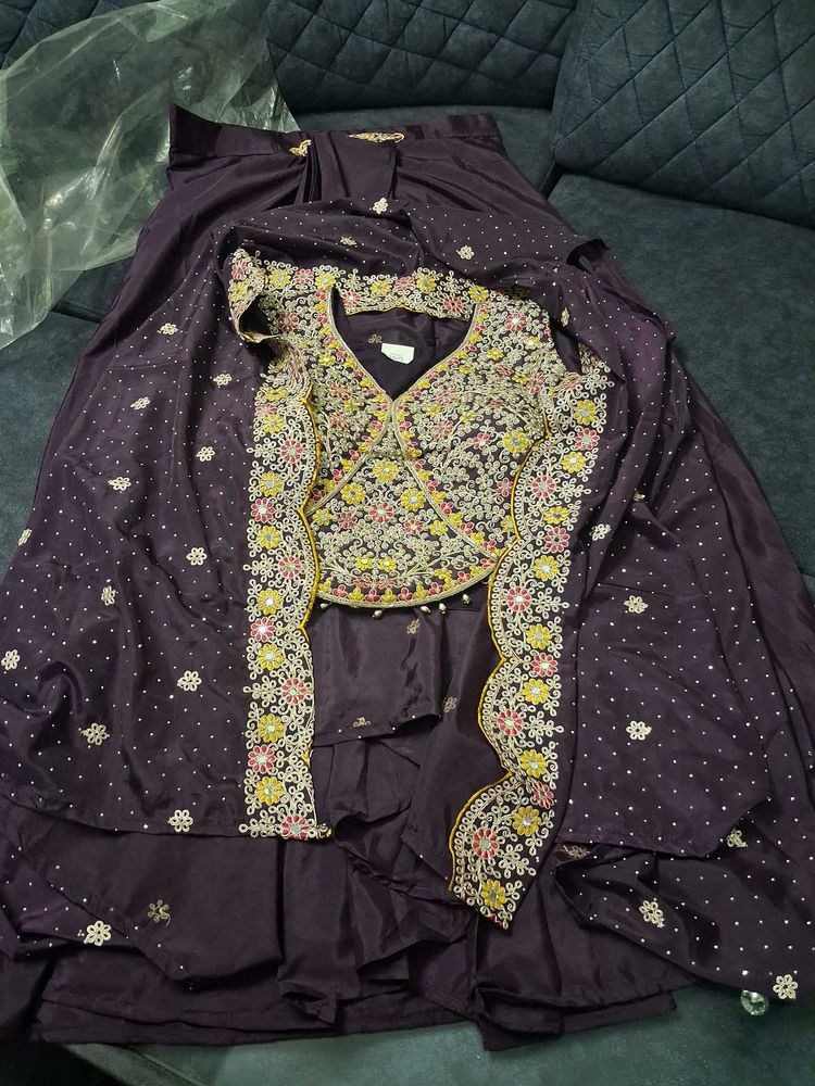 Embroidered Kurta Set L Size