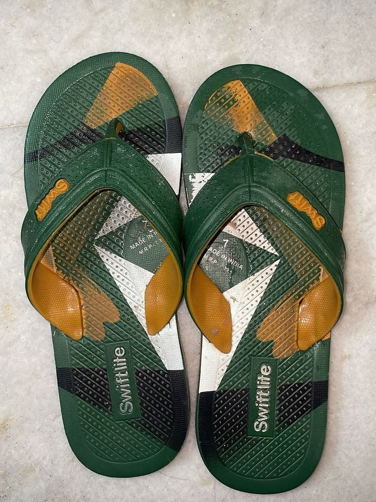 Swiflite Green Flip Flops