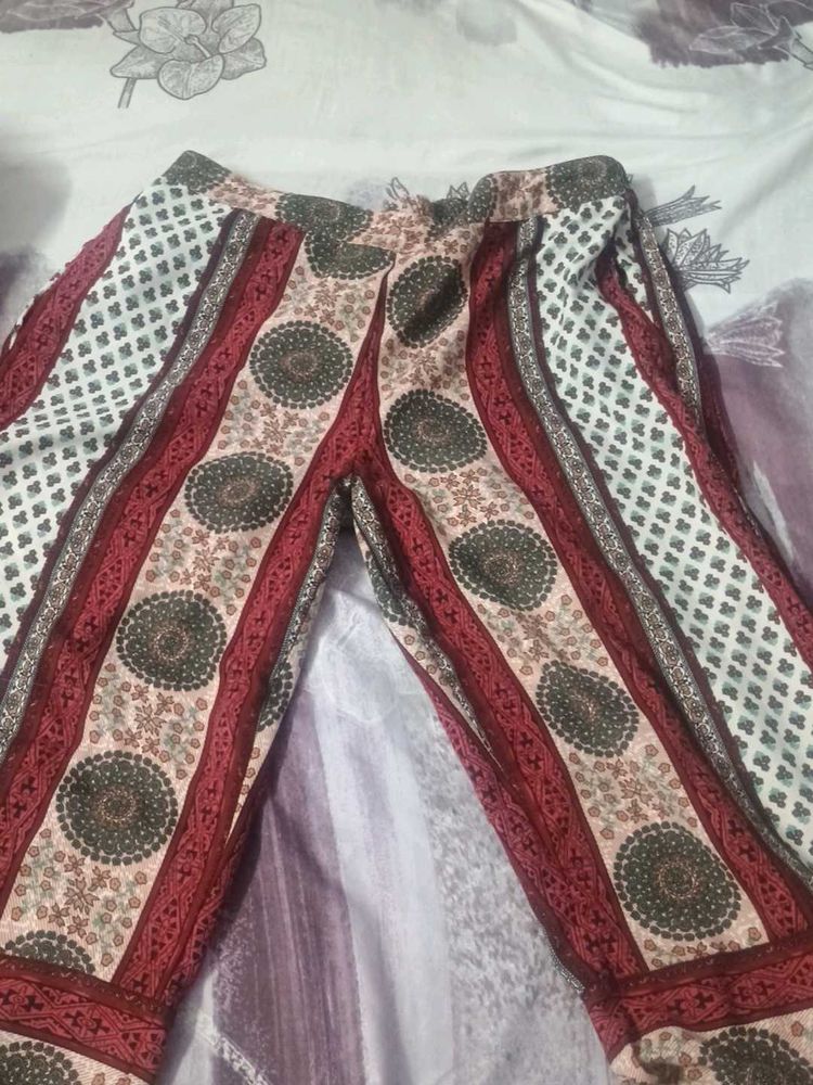 Patterned Palazzo Pants