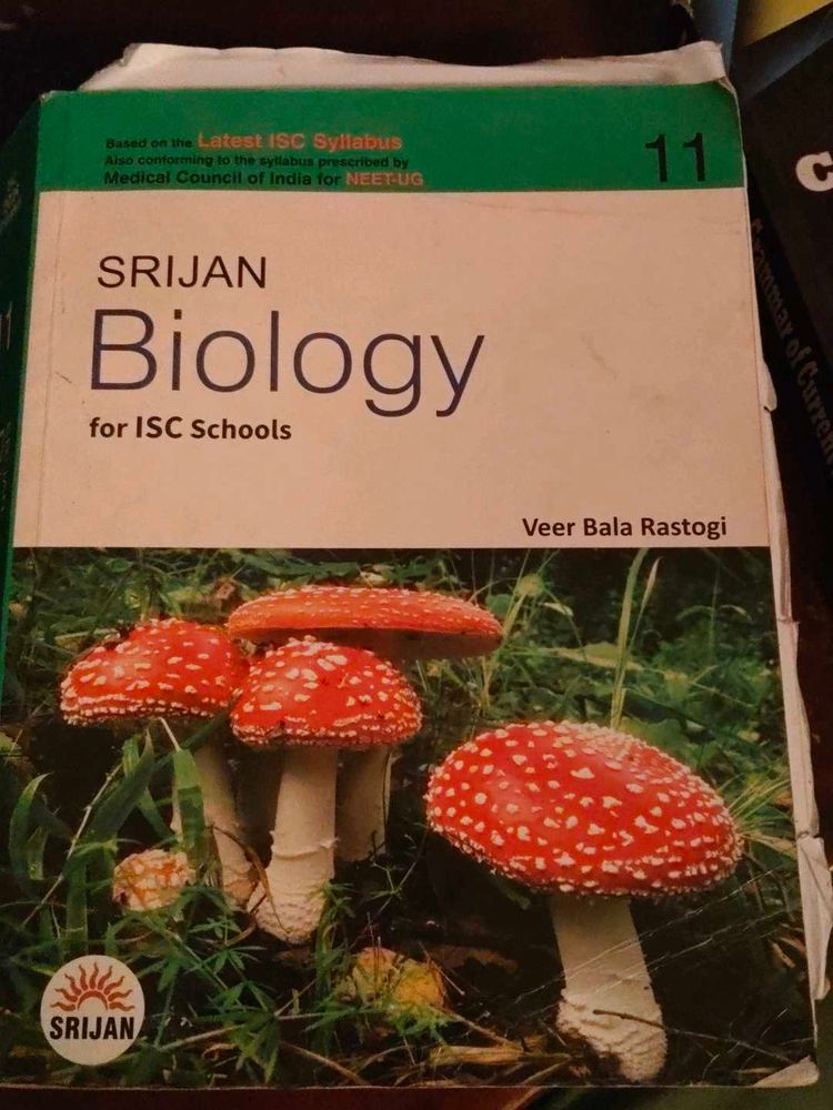 ISC SRIJAN BIOLOGY BOOK CLASS 11 VEER BALA RASTOGI