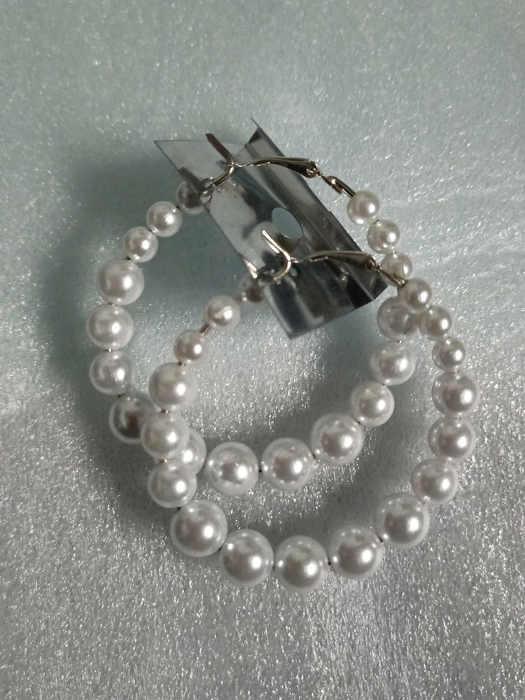 Pearl Round Earing
