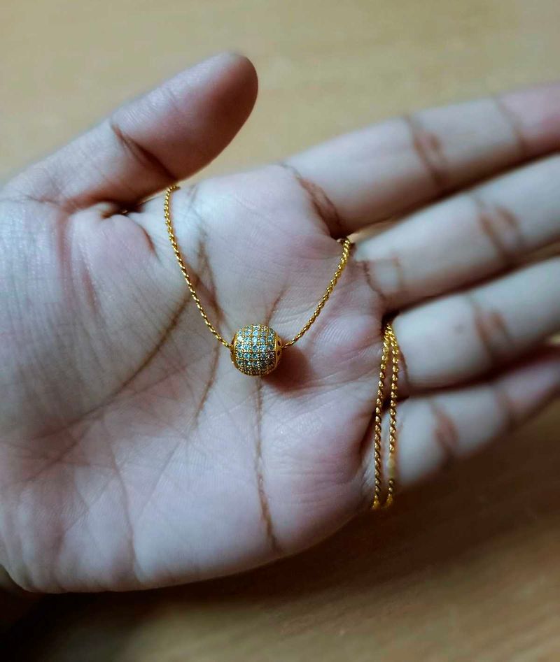 Gold Plated Chain Pendant
