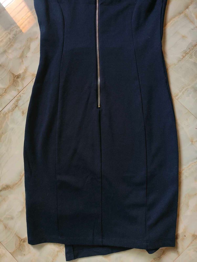 Elegant Navy Bodycon Dress