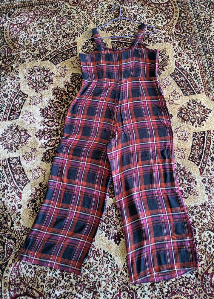 🌞 Trendy Checkered Jumpsuit