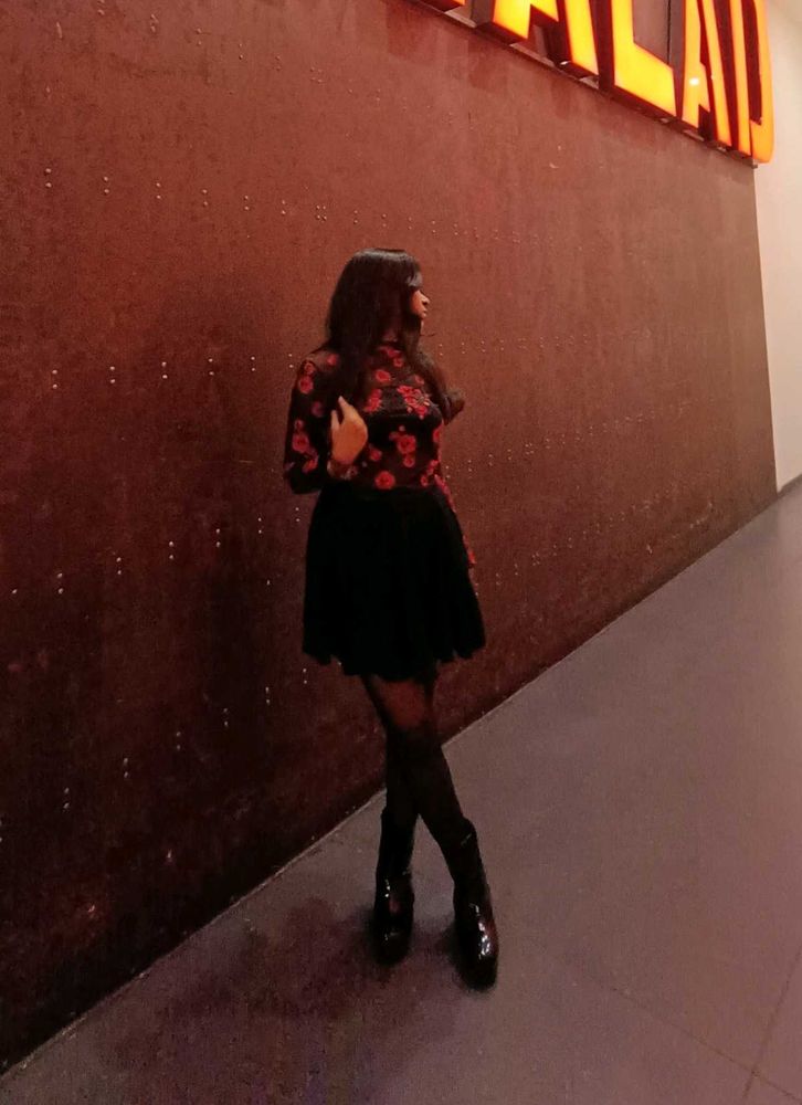 Floral Print Mini Dress