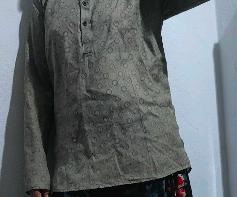 Stylish Printed Kurta cum shirt