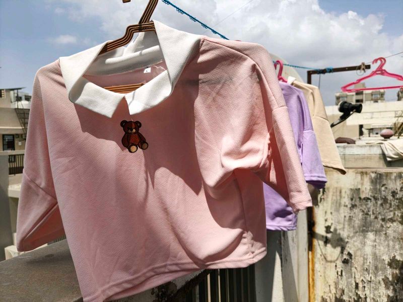 Cute Bear Graphic Top