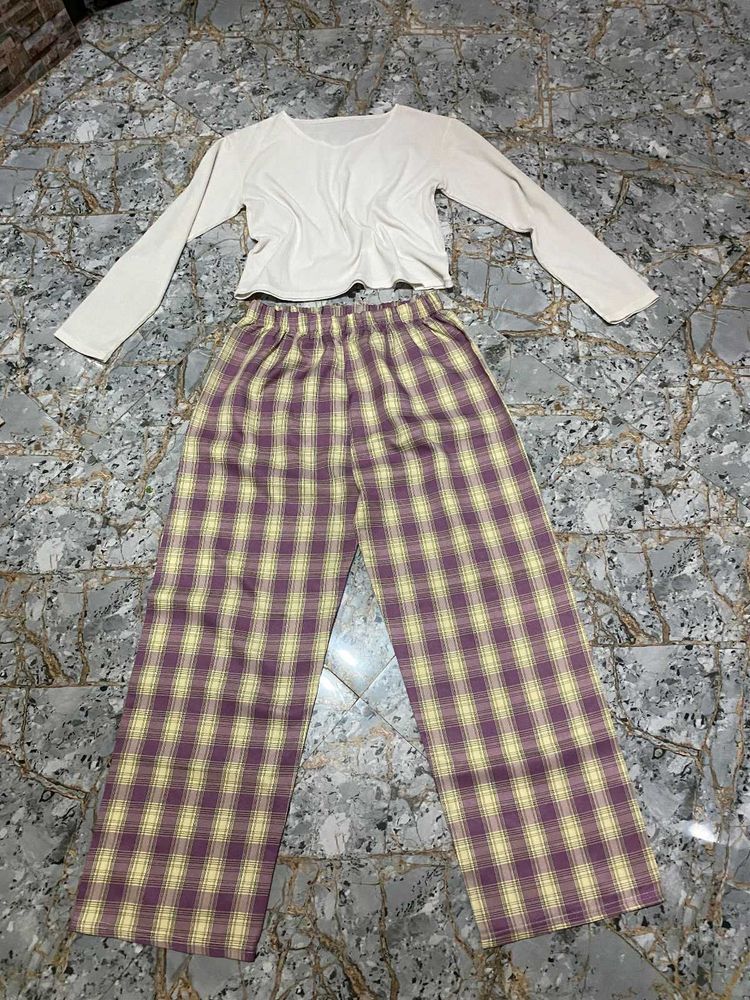 Ribbed Top And Pant Set
