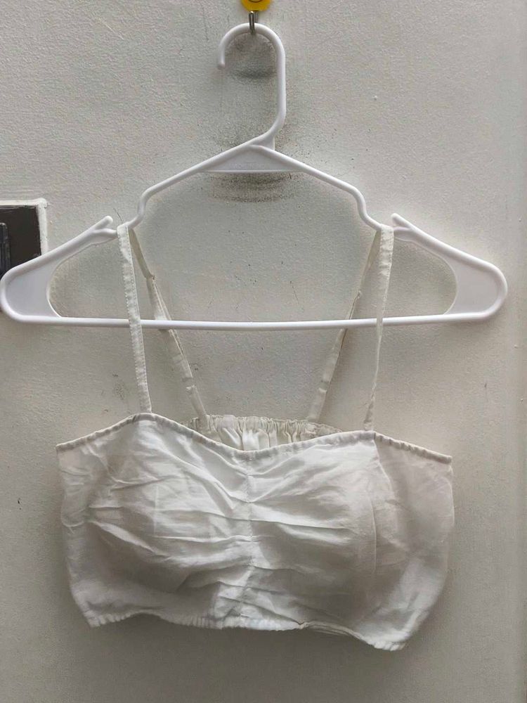 White Crop Top