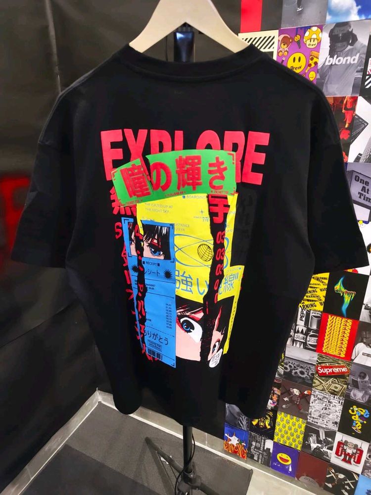 Anime Series Unisex Backprinted Oversize Tee 👀🔥♥