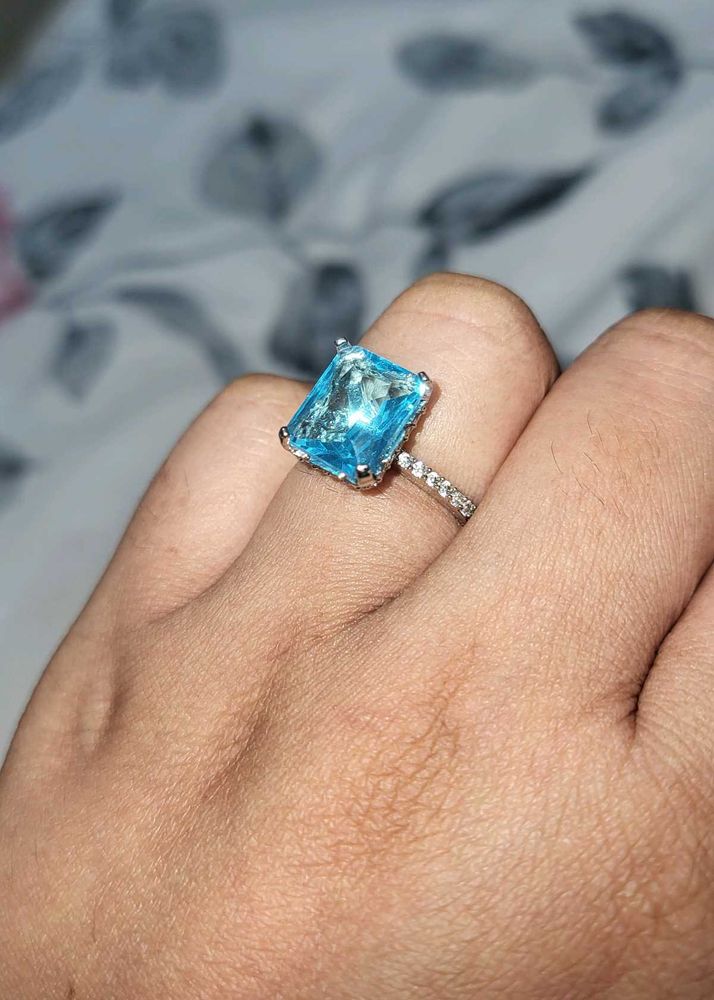 Blue Gemstone Ring