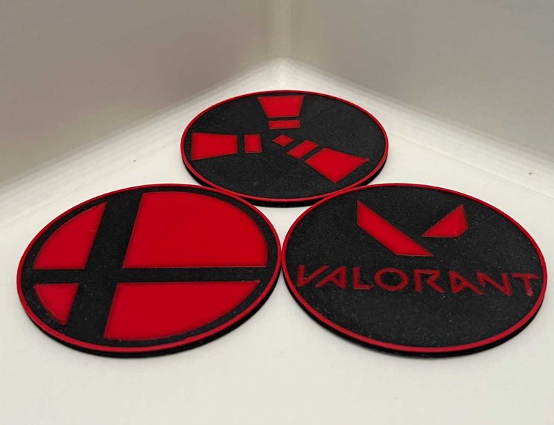 valorant coasters set of 3