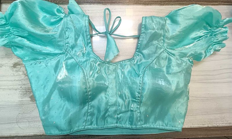 Sky Blue Jimichu Blouse