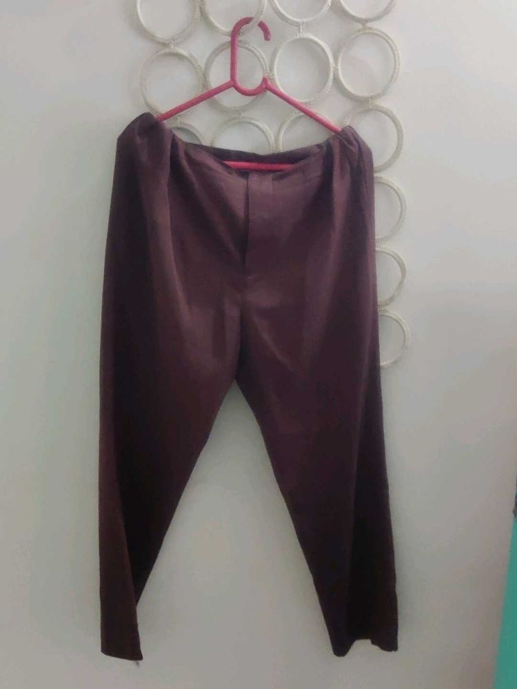 Brown Casual Pants