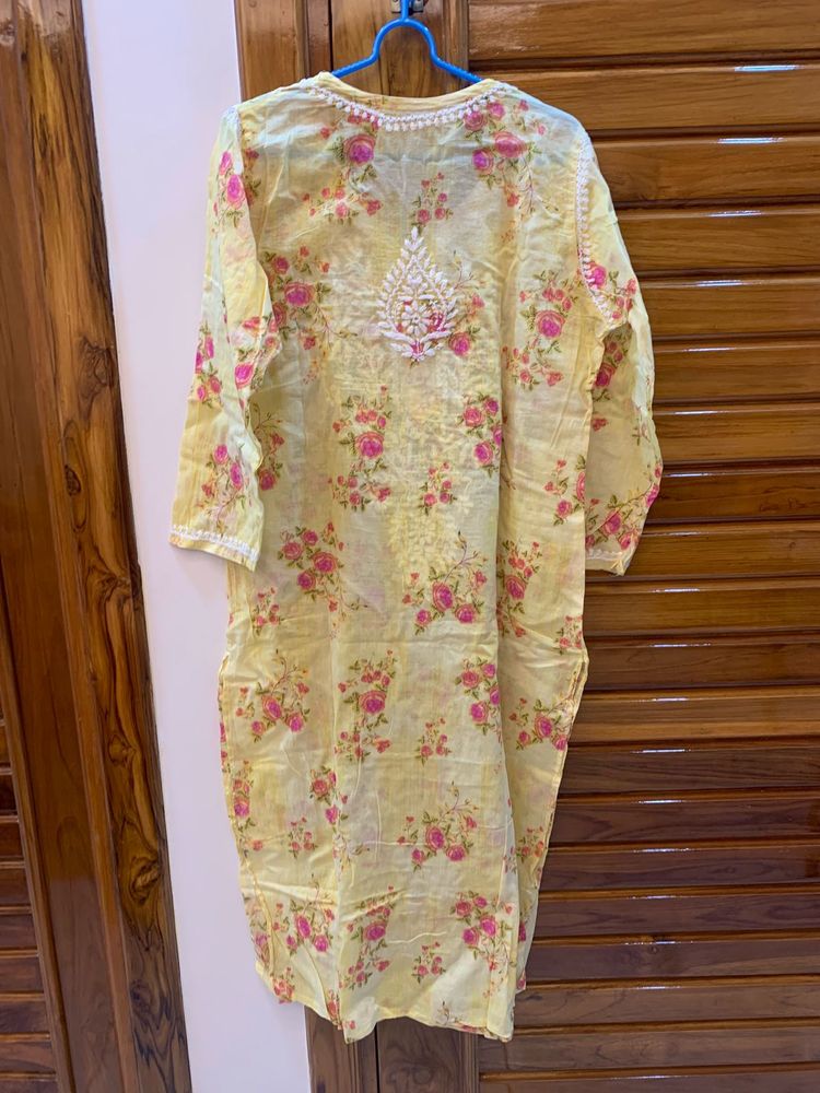 Floral Print Kurta
