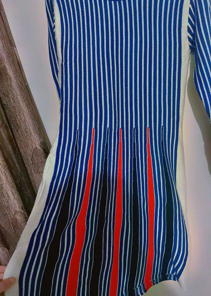 Striped Knit Dress