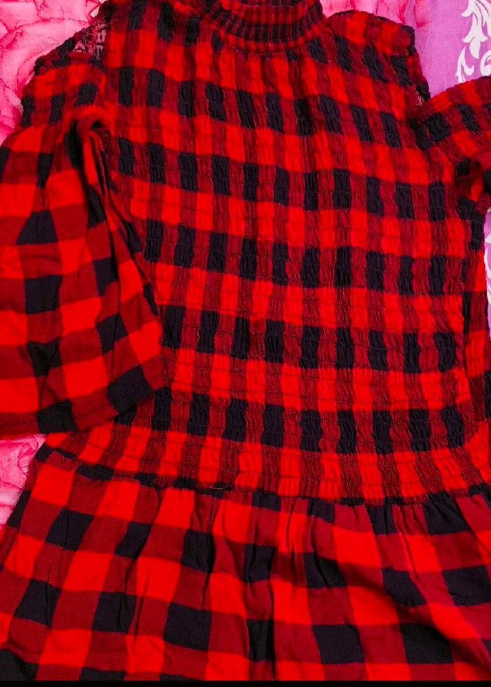 Red Stretchable Hot Top
