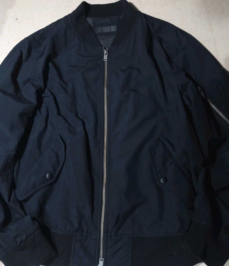 Navy Bomber Jacket