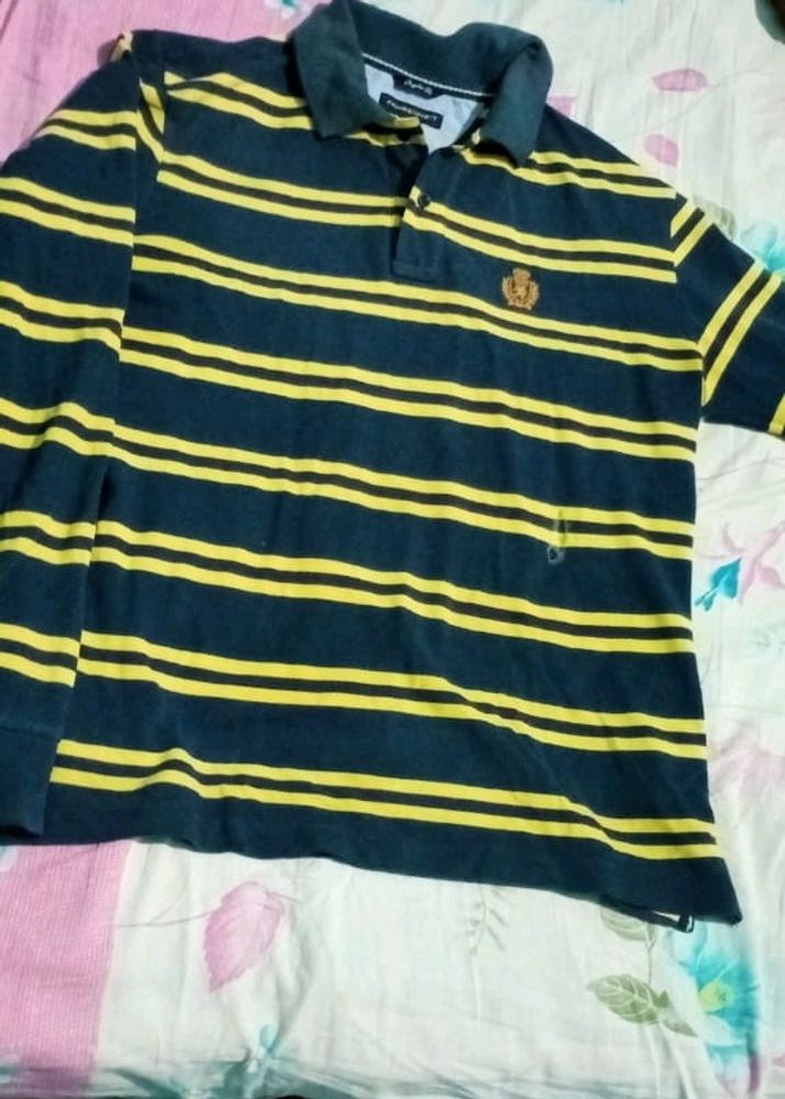 M Size Farenheit Collar Tshirt, New Condition