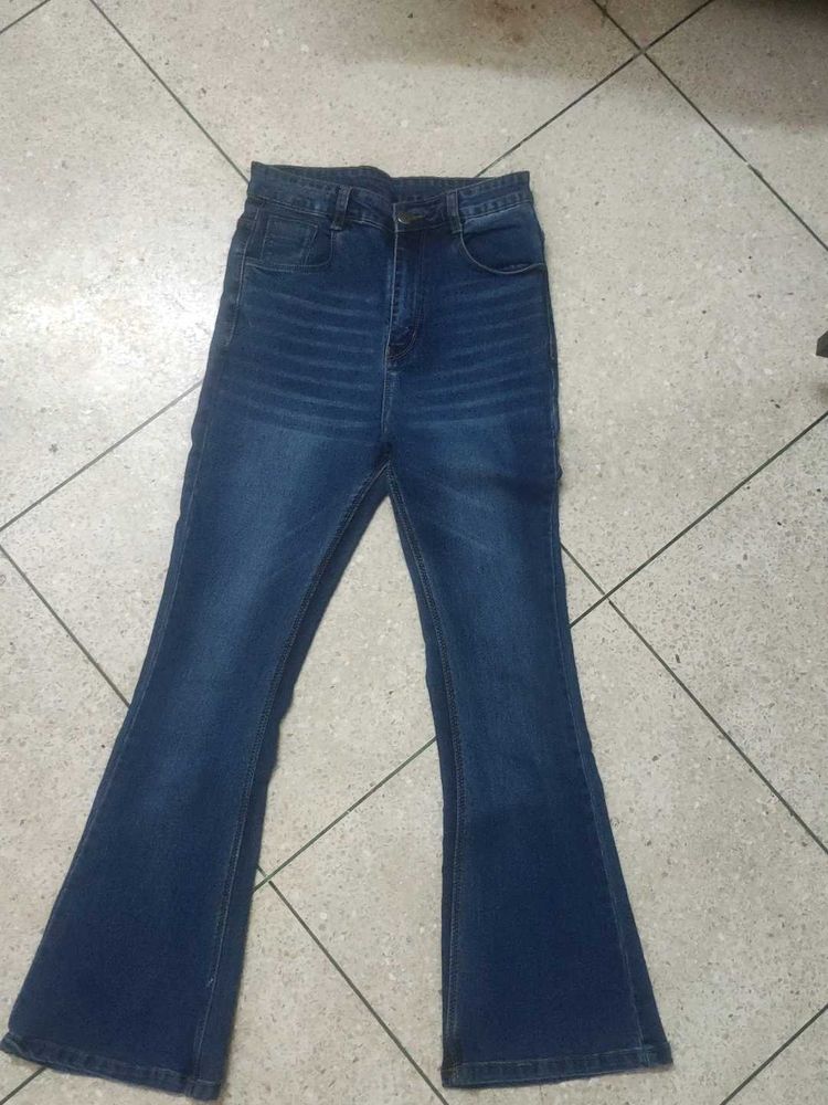 Dark Blue Bootcut Jeans
