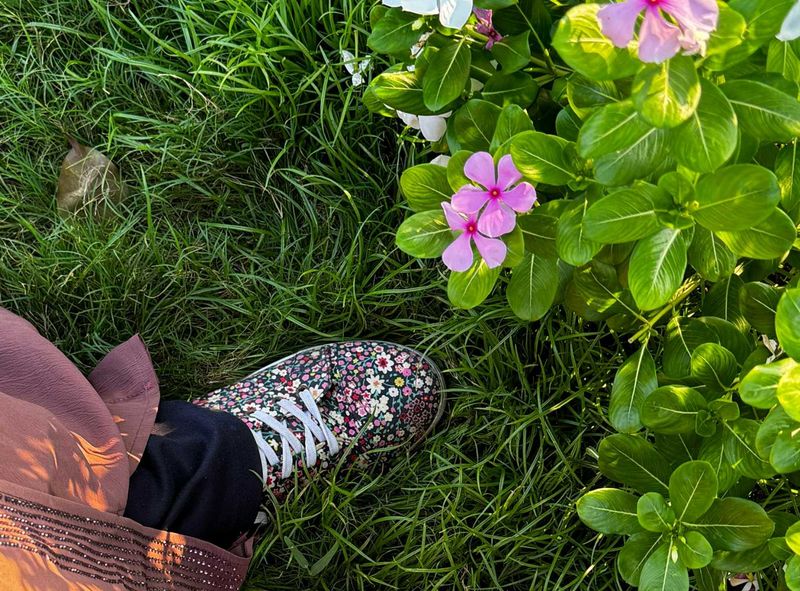 Flower Pattern Shoes