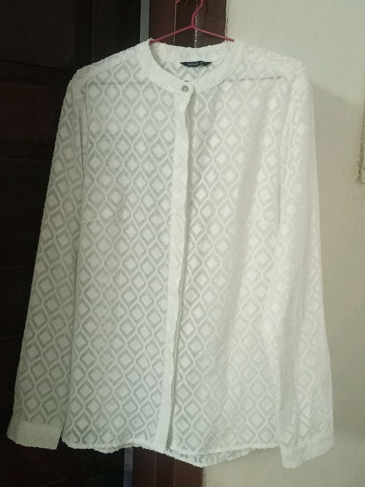 Transparent White Shirt