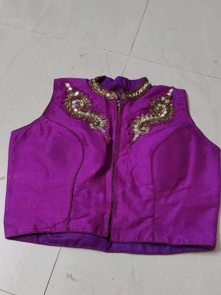Purple Colour Blouse
