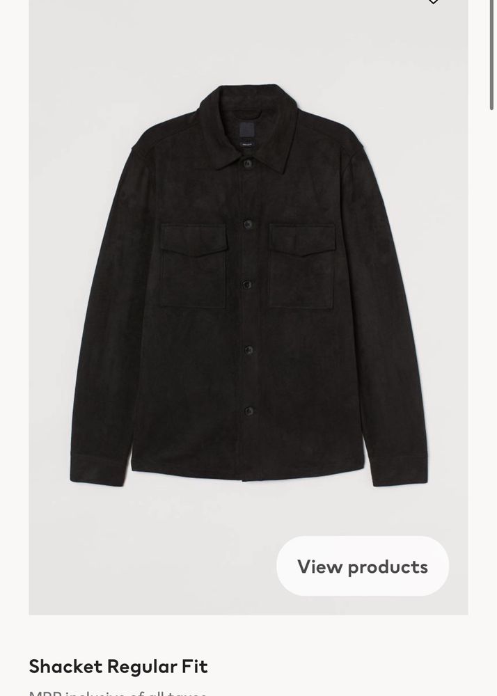 H&amp;M Oversized Shacket