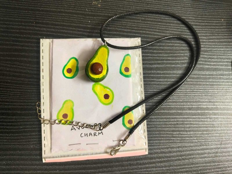 Avocado Charm Necklace 🥑💚💛🤎
