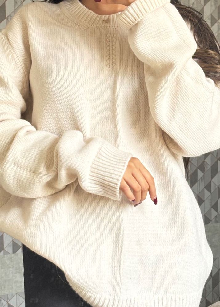 Cream Knit Sweater